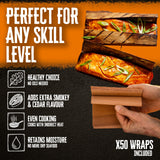 Primal Grilling Cedar Cooking Wraps, 50 Pack