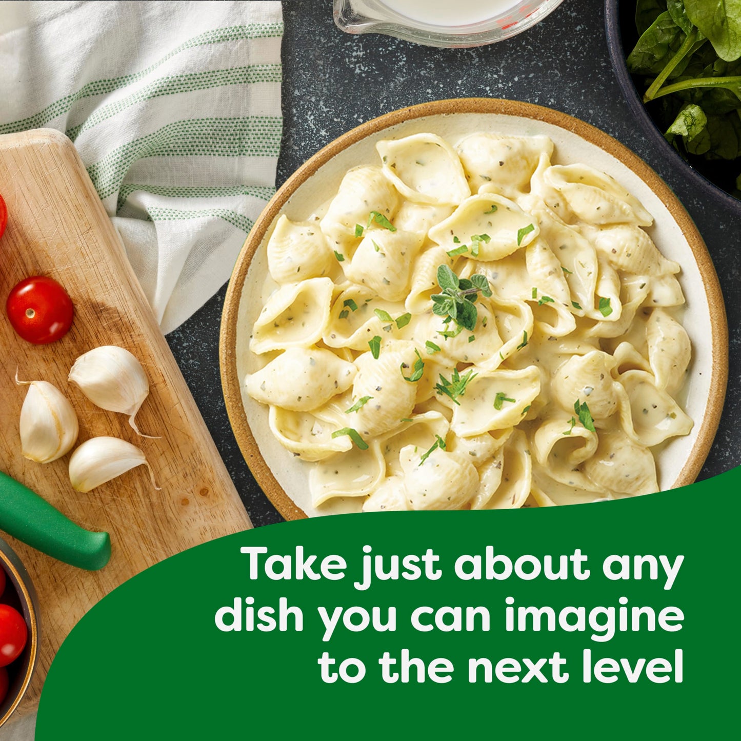 Knorr Sauce Mix Garlic & Herb Creamy Pasta Sauce For Simple Meals and Sides No Artificial Flavors, No Added MSG 1.6 oz