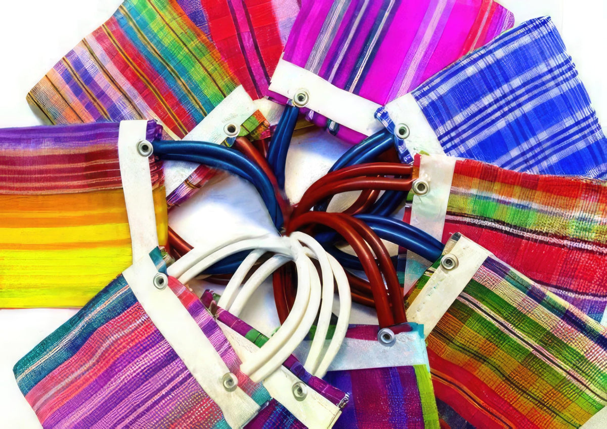 Alondra's Imports Mexican Candy Bags & Mini Mercado Mesh Bags - Fiesta Bolsas (36 Pack, 10 x 7)