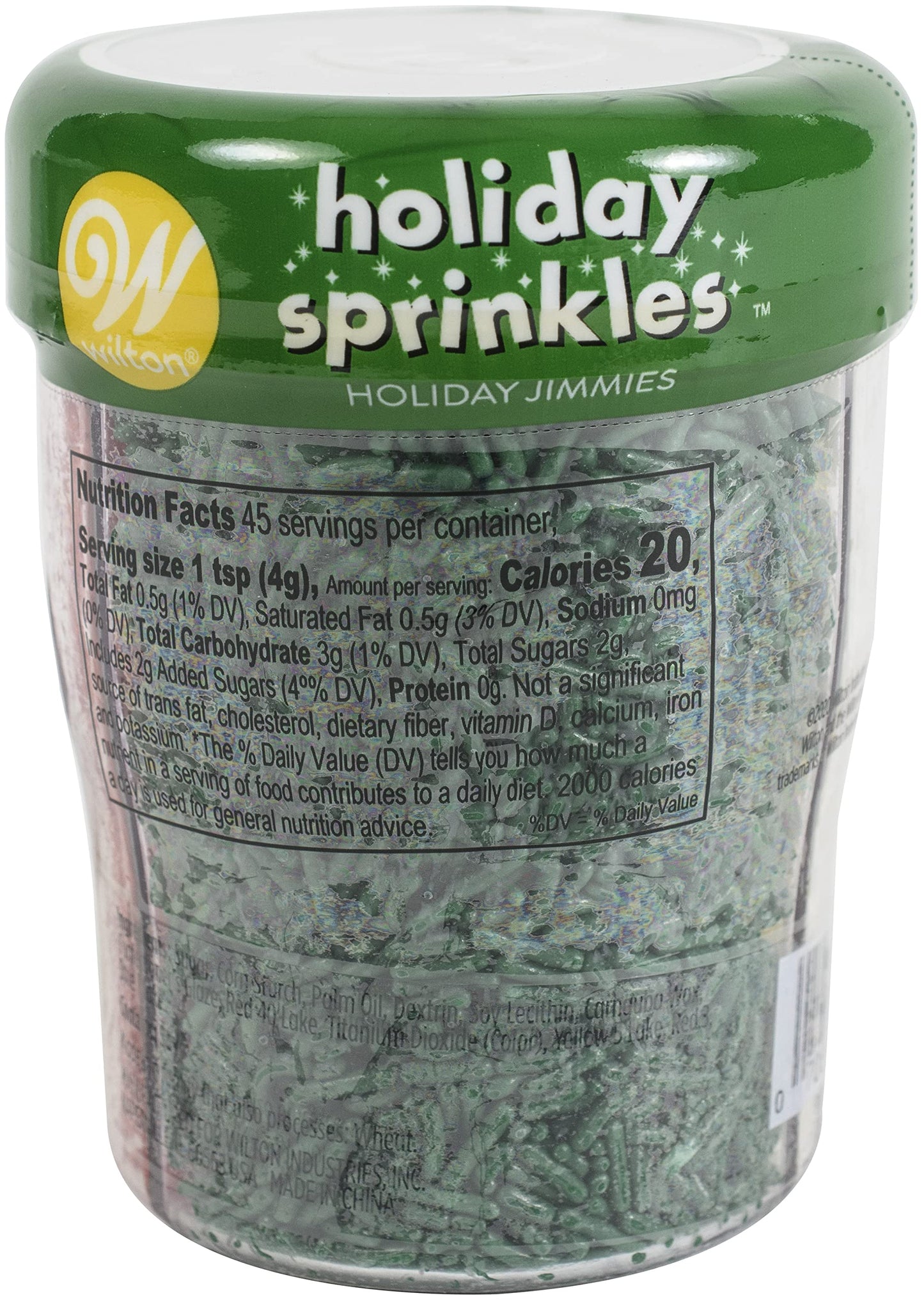 Sprinkles Christmas Jimmies Red Green White, 6.35 oz.