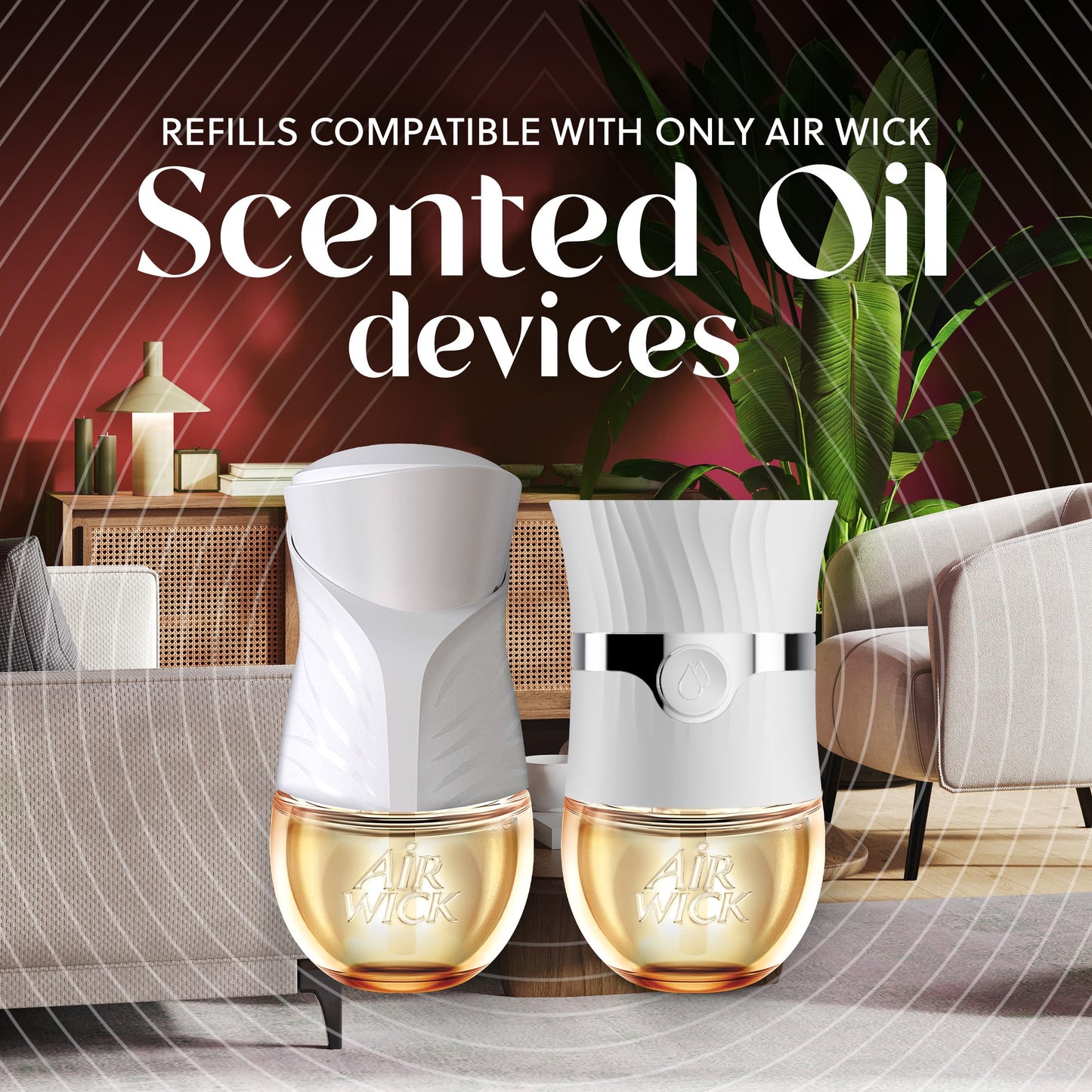 AIR WICK Scented Oil - Vibrant Refill Wild Strawberry & Poppy 5 ct.