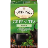 Twinings of London Mint Green Tea Bags, 20 Count