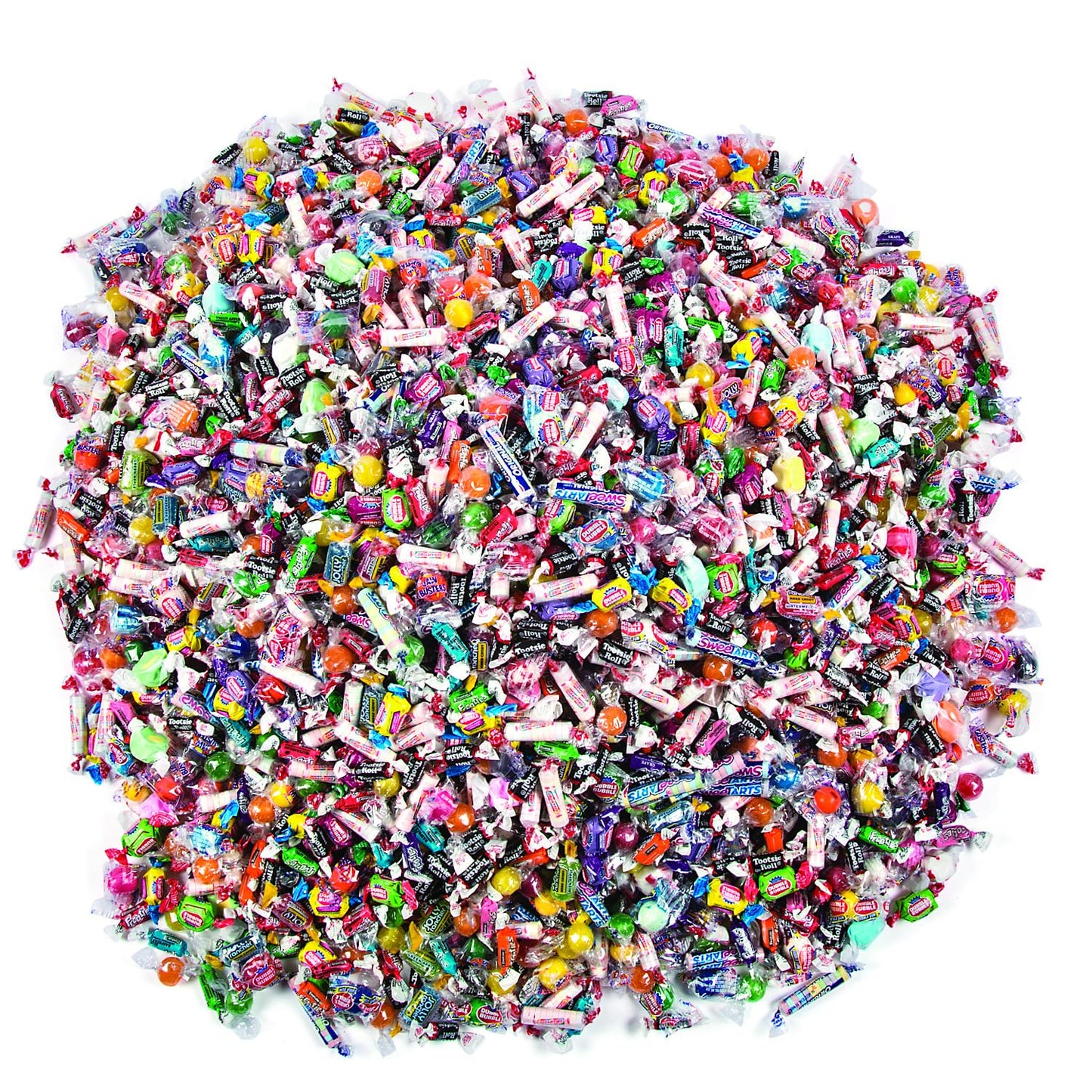 Fun Express Bulk Candy Variety Pack 30 lb, approx 3000 pieces - Individually Wrapped Assorted Candy for 4th of July, Party Favors, Pinata Stuffers