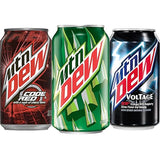 Mountain Dew, Variety Pack (Mountain Dew/Code Red/Voltage), 12 fl oz. cans (24 Pack)