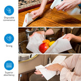 AH AMERICAN HOMESTEAD Disposable Napkins - Premium Guest Towel Napkins, Soft Linen-Feel Guest Towels for Bathroom, Disposable Hand Towels for Kitchen