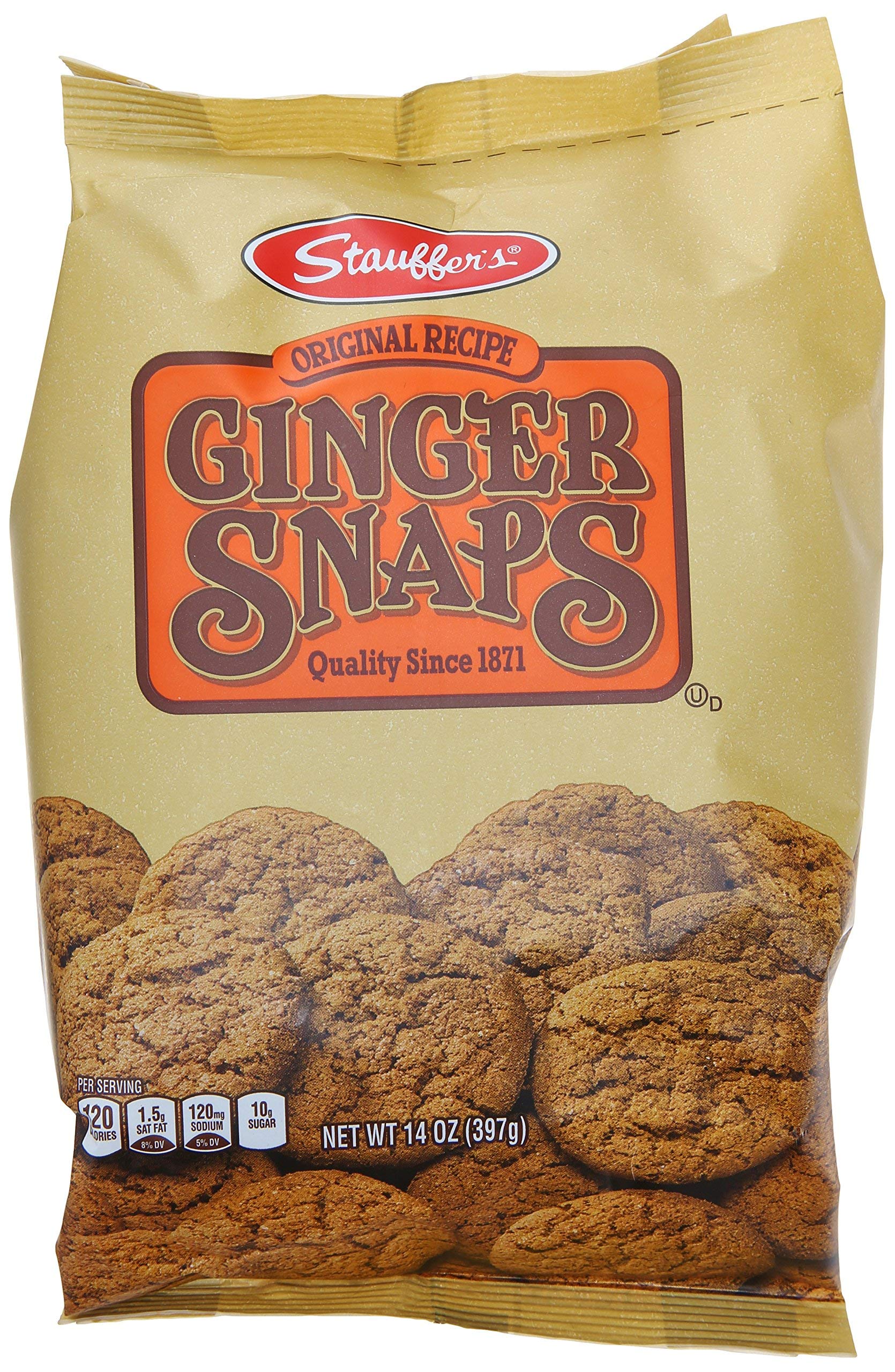 Stauffer Cookie Ginger Snap, Original, 14 oz - PACK OF 3