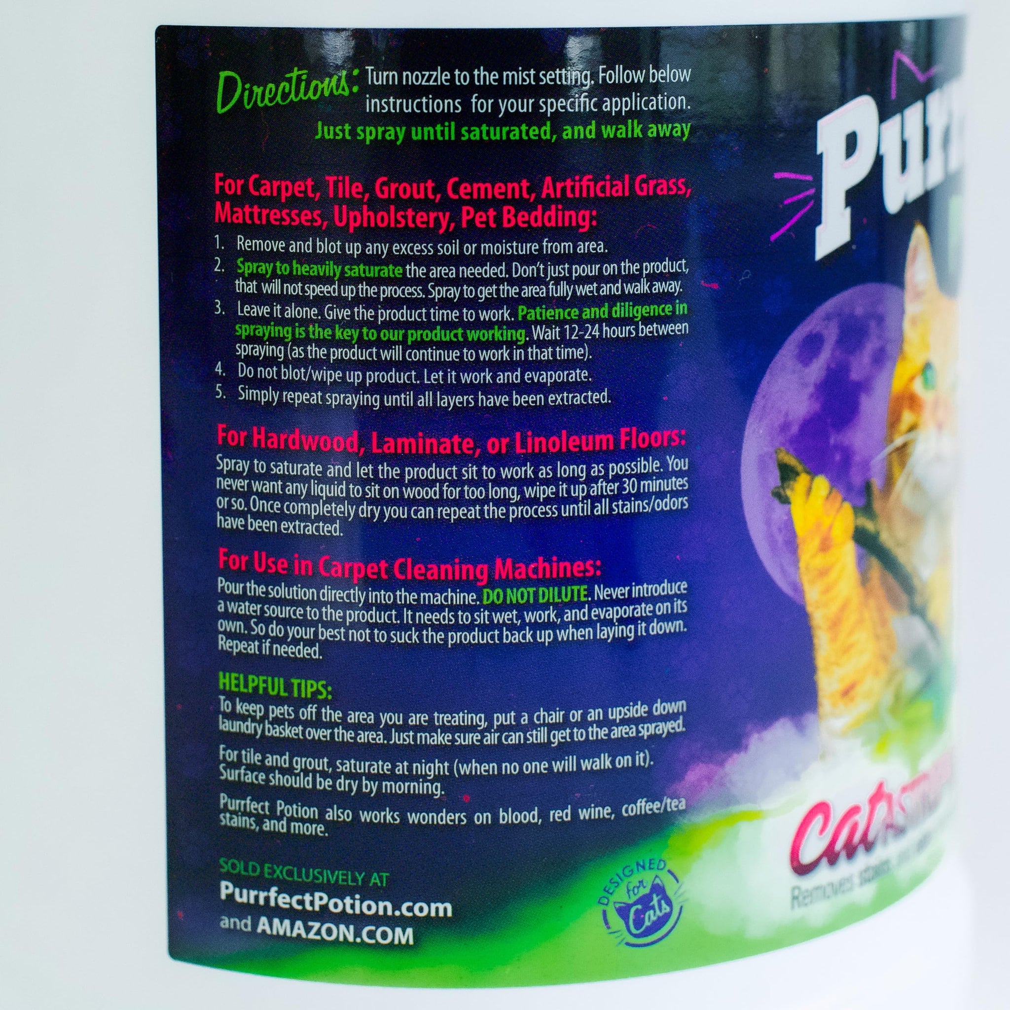 Purrfect Potion® CATastrophe Remover® (One Gallon Refill)