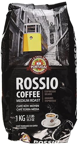 Taste of Portugal Rossio Whole Coffee Beans | Portuguese Medium-Roast Espresso Beans | 2.2lb bag
