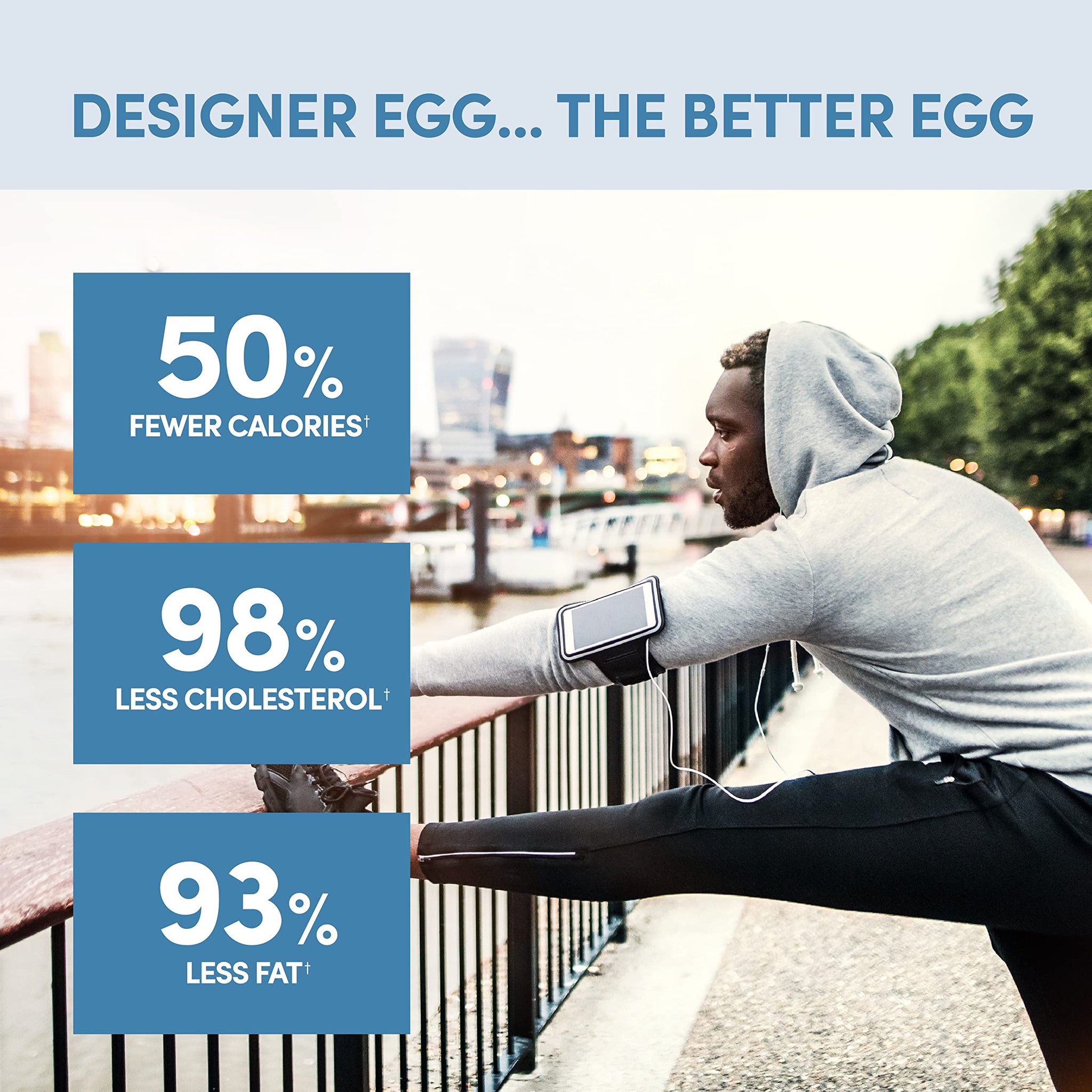 Designer Wellness, Designer Egg, Natural Egg Yolk & Egg White Protein Powder, Keto and Paleo Friendly, Low Calorie, Less Fat and Cholesterol, Classic