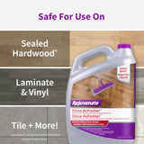 Rejuvenate Shine Refresher Floor Polish Covers Smudges, Protects And Boosts Shine On Sealed Hardwood, Laminate, Vinyl And Tile, 1 Gallon