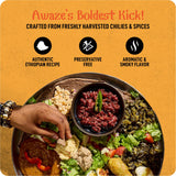 Awaze Ethiopian Mustard and Chili Pepper Blend | Sun-dried Ingredients | Processed in and Imported from Ethiopia | Non GMO | Organic | No