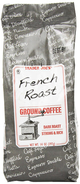 Trader Joe's French Roast Ground Coffee - 14 Oz Bag