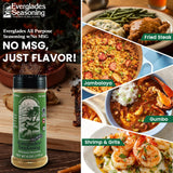 Everglades All Purpose Seasoning - No MSG, Unique Blend of Herbs & Spices - 6 oz