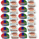 Peanut Butter & Hazelnut Cocoa Spread Cups - 24 Single Serve Breakfast Snack Packs - Individual Portion Cups for Kids Lunch, School, Office & Travel