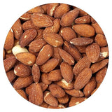 Roasted Unsalted Almonds, 1 Pound Bag, The Hampton Popcorn & Candy Company