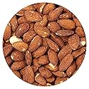 Roasted Unsalted Almonds, 1 Pound Bag, The Hampton Popcorn & Candy Company