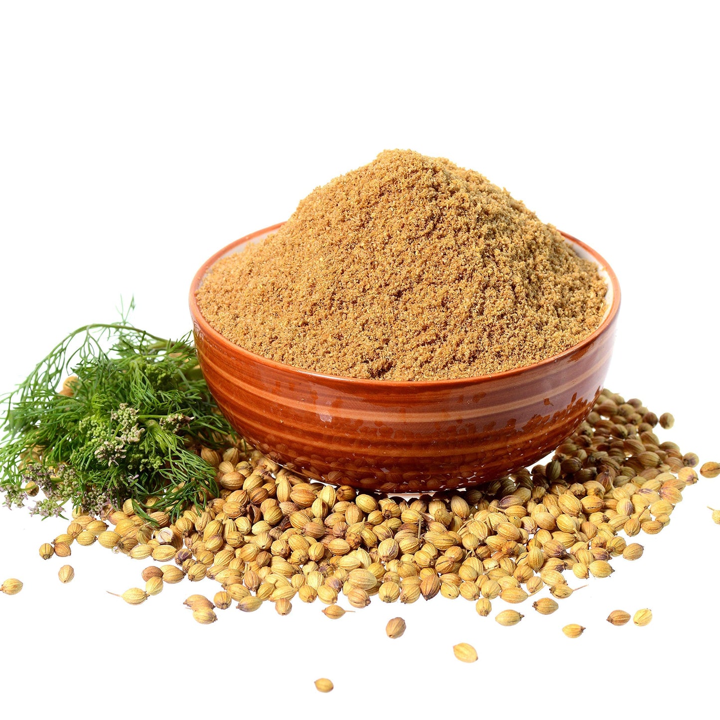 SPICES VILLAGE Coriander Powder, Ground Coriander Spice, 8 oz, Kosher Certified, All Natural Roasted Indian Spice for Seasoning and Cooking, Gluten