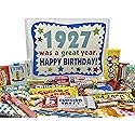 RETRO CANDY YUM ~ 1927 99th Birthday Gift Box of Nostalgic Retro Candy from Childhood for 99 Year Old Man or Woman Born 1927