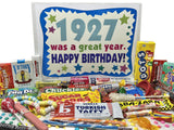 RETRO CANDY YUM ~ 1927 99th Birthday Gift Box of Nostalgic Retro Candy from Childhood for 99 Year Old Man or Woman Born 1927