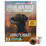 Black Rifle Coffee Company, Single Serve Coffee Pods, Loyalty Roast, Light Roast, 88 Count
