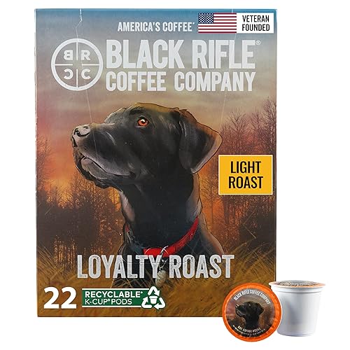 Black Rifle Coffee Company, Single Serve Coffee Pods, Loyalty Roast, Light Roast, 88 Count