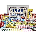 RETRO CANDY YUM ~ 1968 58th Birthday Gift Box Nostalgic Candy Mix from Childhood for 58 Year Old Man or Woman Born 1968 Jr