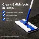 Clorox Scentiva Disinfecting Mopping Cloths, Lavender and Jasmine, 12 Wet Refills (Pack May Vary)