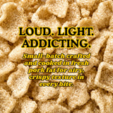 Pork King Good Pork Rinds (Chicharrones) (White Cheddar, 4 Pack)