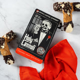 Bones Coffee Company Holy Cannoli, Baked Cannoli Flavored Coffee, Medium Roast Low Acid Arabica Beans Compatible with Auto drip and French Press