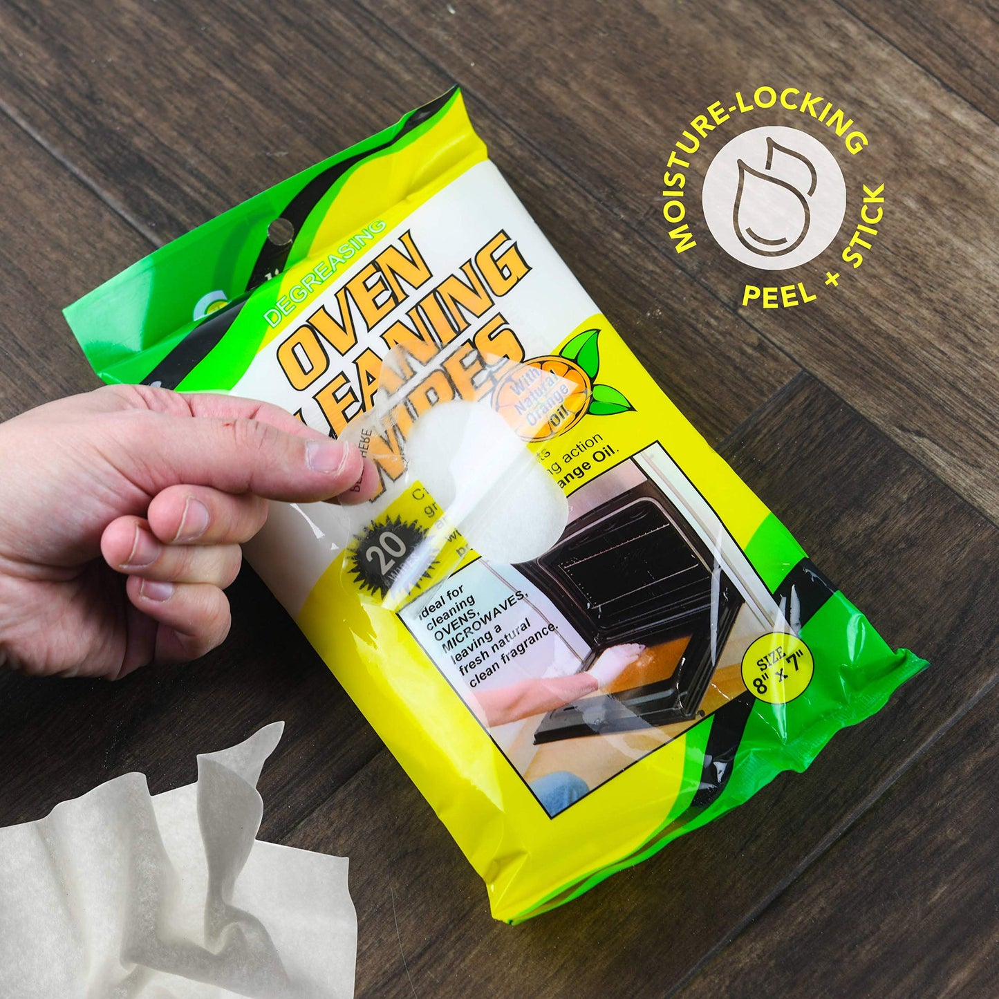 Cadie Degreasing Oven Cleaning Wipes 20 Wipes