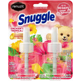 Renuzit Snuggle Scented Oil Refill for Plugin Air Fresheners, Enchanting Tropical, 0.67 Fl Oz each, 2 Count (Pack of 1)