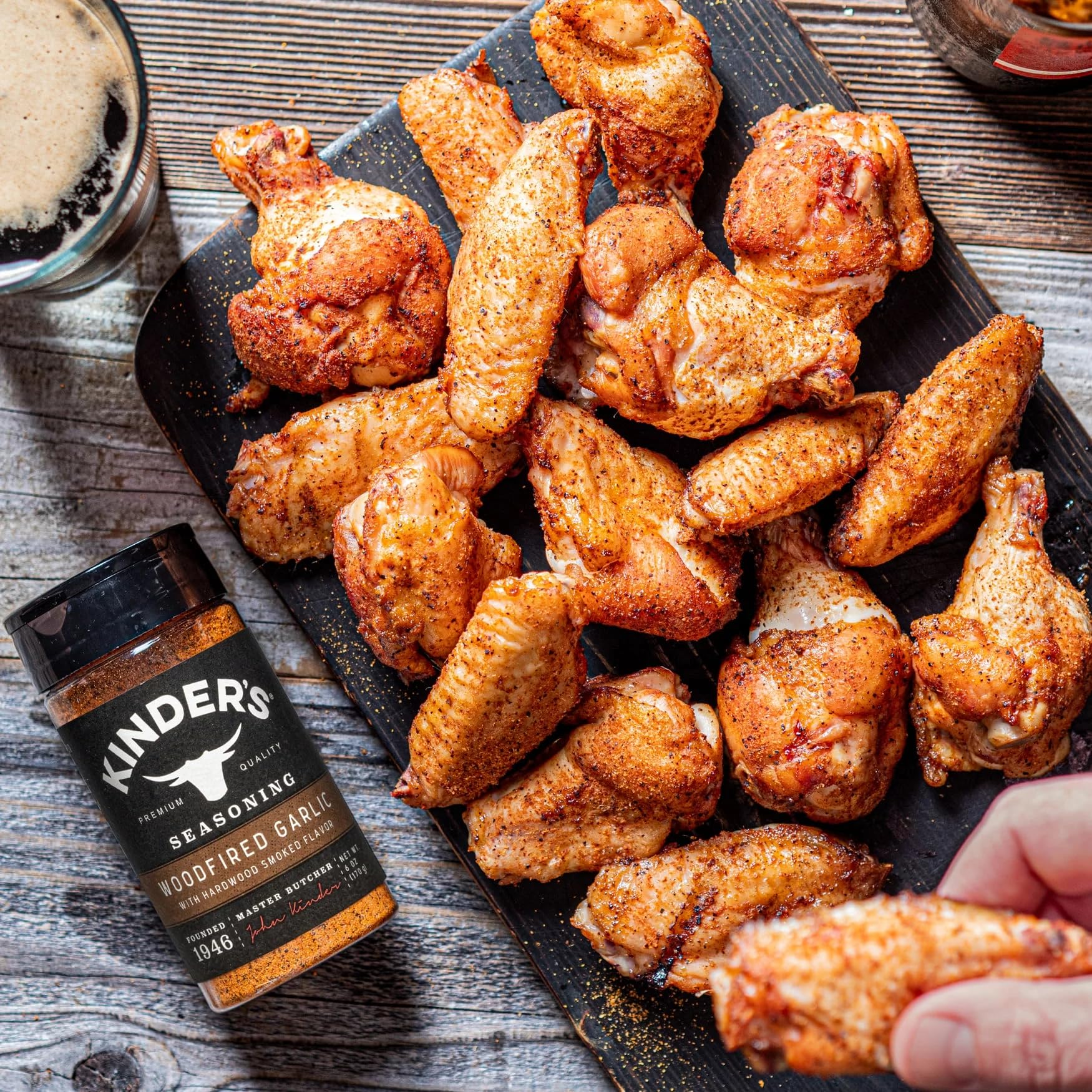 Kinder's Woodfired Garlic Rub 6 oz