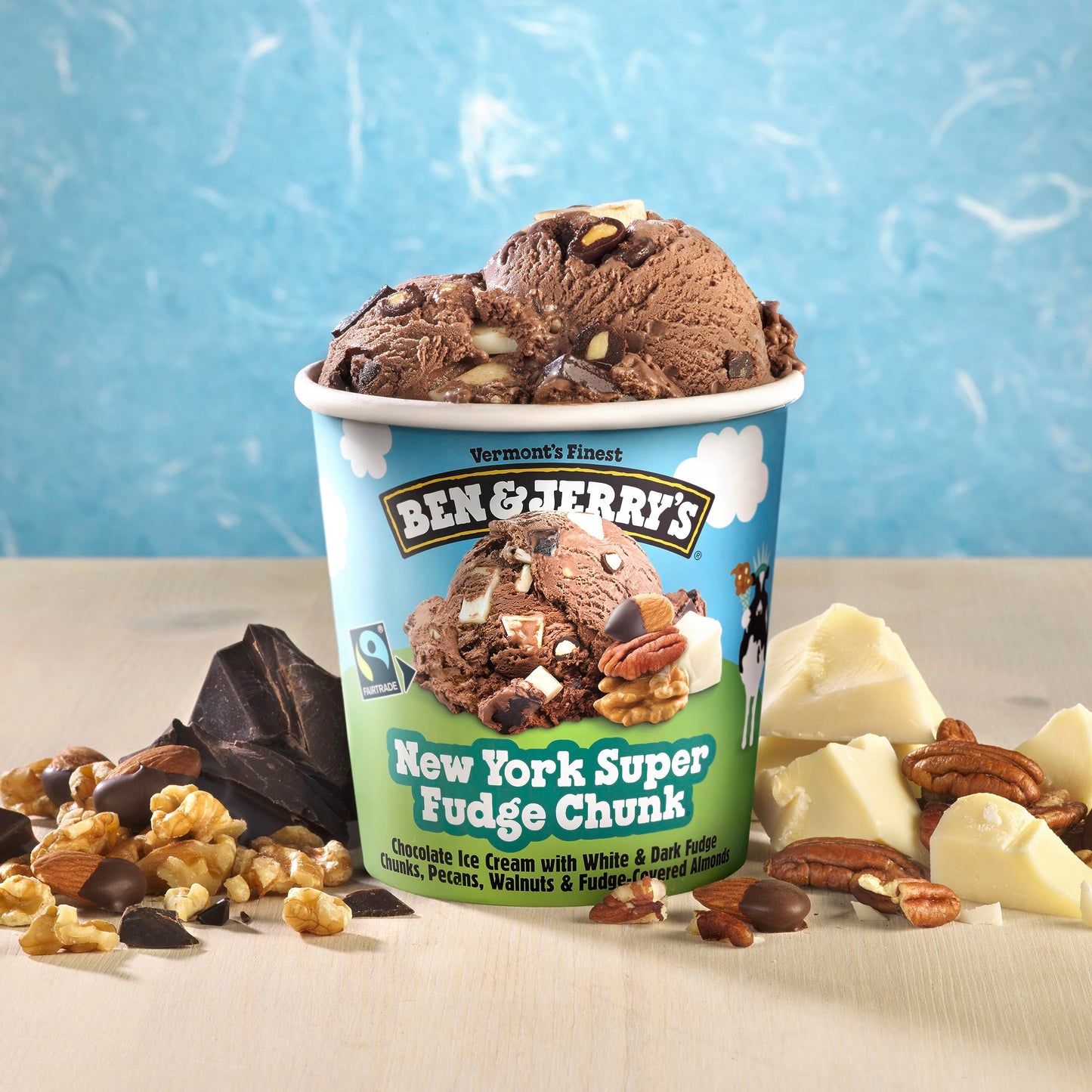 Ben & Jerry's Ice Cream New York Super Fudge Chunk 16 oz