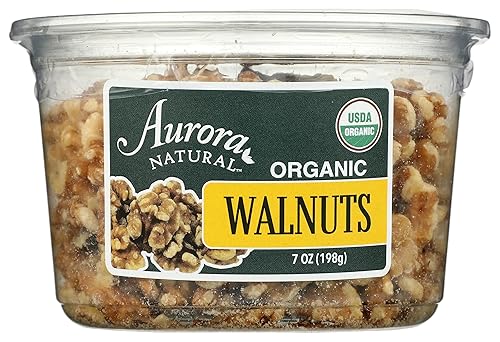 Aurora Products Organic Walnut Halves, 7 oz