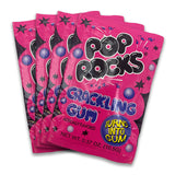 UpTop Treats Crackling Gum POP ROCKS® Candy | Includes 4 Individual Packs of Traditional Bubble Gum Flavor Mini Rock Popping Candies that Turn into