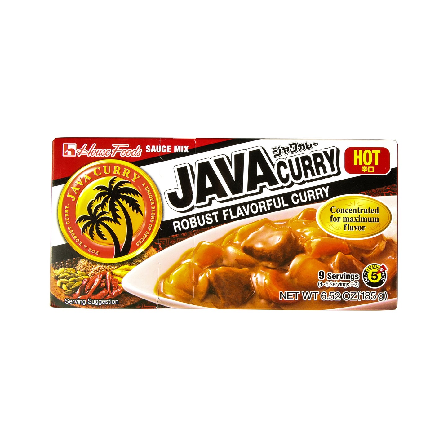 Java Curry Hot 7.8 oz