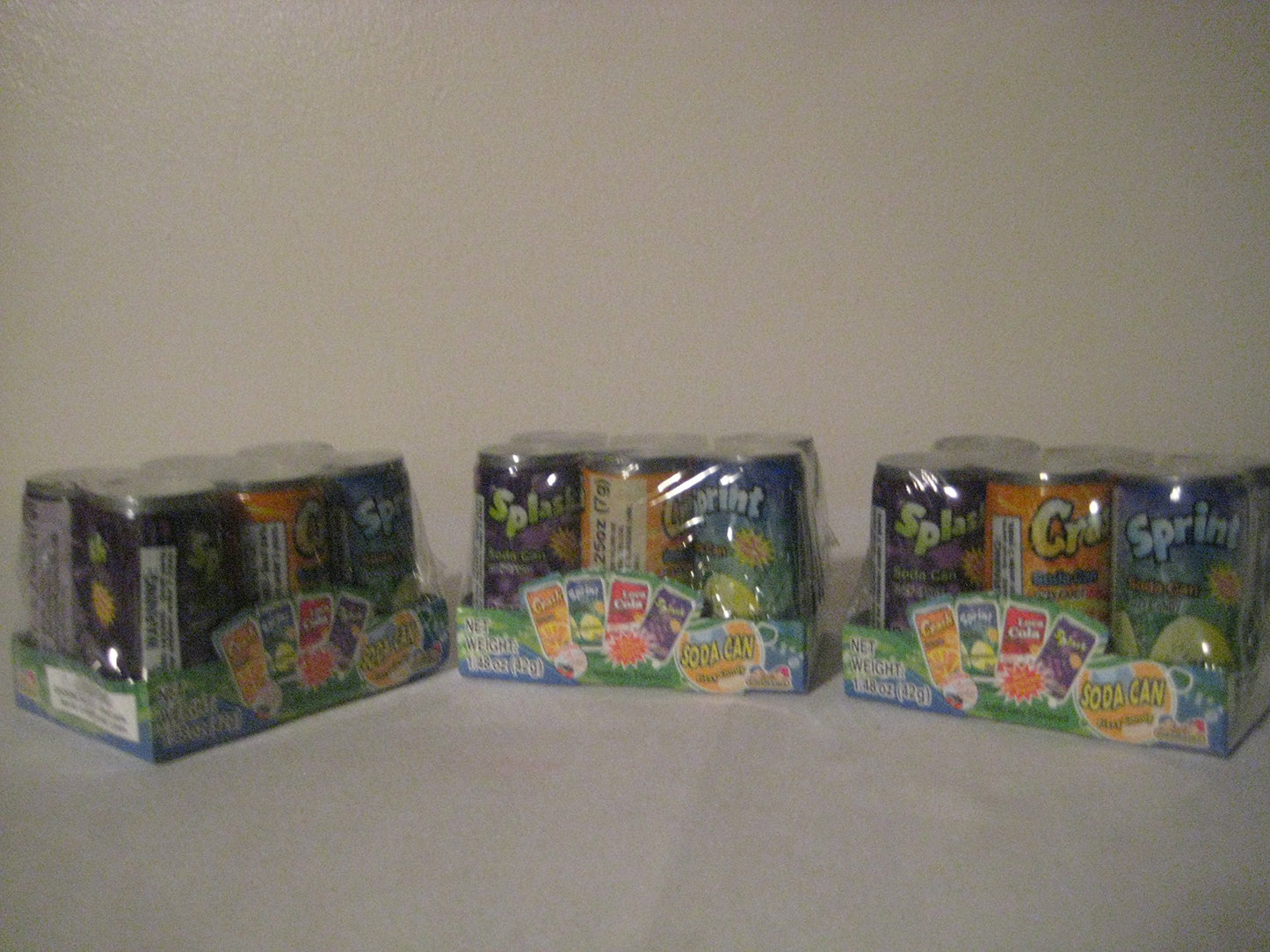 SODA POP FIZZY CANDY 6 CT (3 Pack)