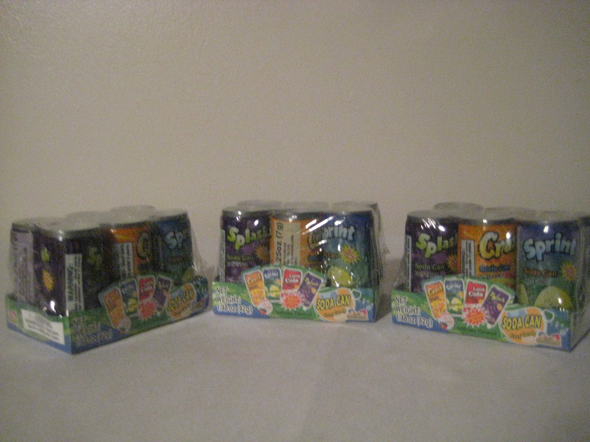 SODA POP FIZZY CANDY 6 CT (3 Pack)