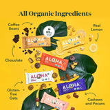 ALOHA Organic Plant Based Protein Bars - Sampler Pack 2nd Edition - 12 Bars, Vegan, Low Sugar, Gluten-Free, Paleo, Low Carb, Non-GMO, No Stevia, No