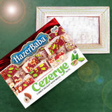 HazerBaba Turkish Delight Candy, Cezerye Nuts & Carrot, 12.3oz (Pack of 1)
