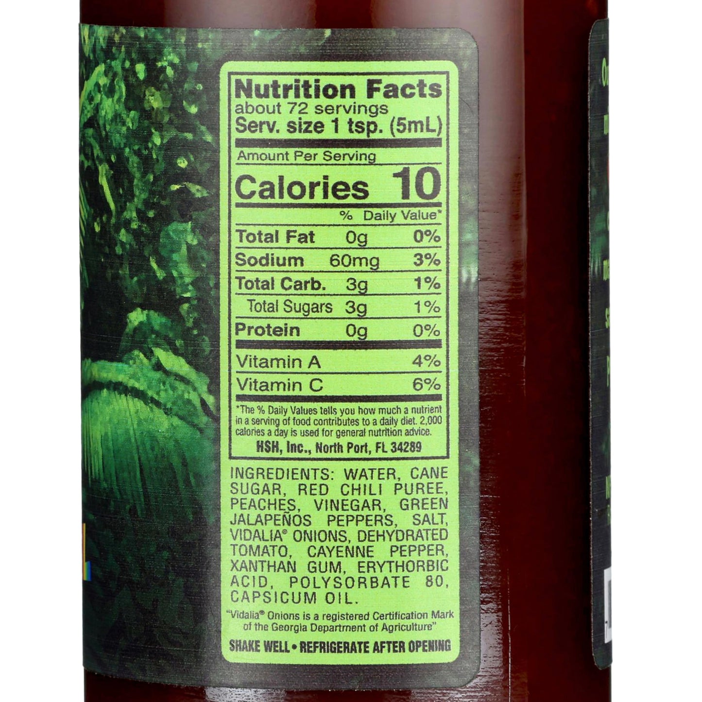 Roaring Sauces - Fruity Hot Sauce-Delicious Peach Sweet Heat Hot Sauce, Gluten Free, Nut Free, No High Fructose Corn Syrup, Multiple Sizes (12 OZ