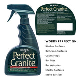 HOPE'S Perfect Stainless, Perfect Granite, and Perfect Sink Cleaner Bundle, Streak Free Polishing Kitchen Cleaners Removes Stains, Restores