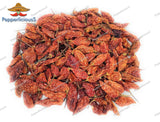 100 Whole Dried GHOST Chili Pepper Pods