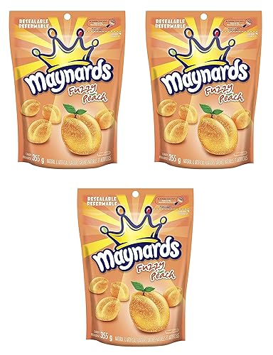 Maynards Fuzzy Peach 355g (12.5oz) Pack of 3