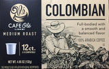 H.E.B. Cafe Ole Colombian (Straight Roast) One Box, 12 Count Single Brew