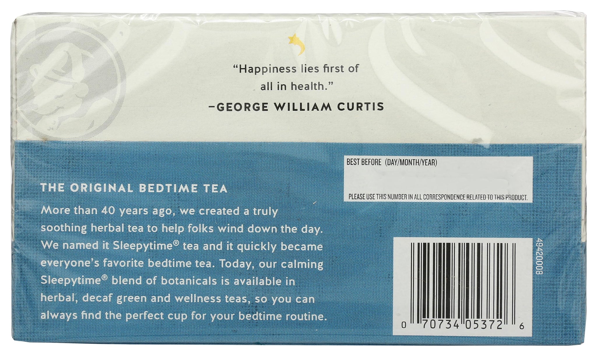 Celestial Seasonings Wellness Tea, Sleepytime Extra, 20 Count