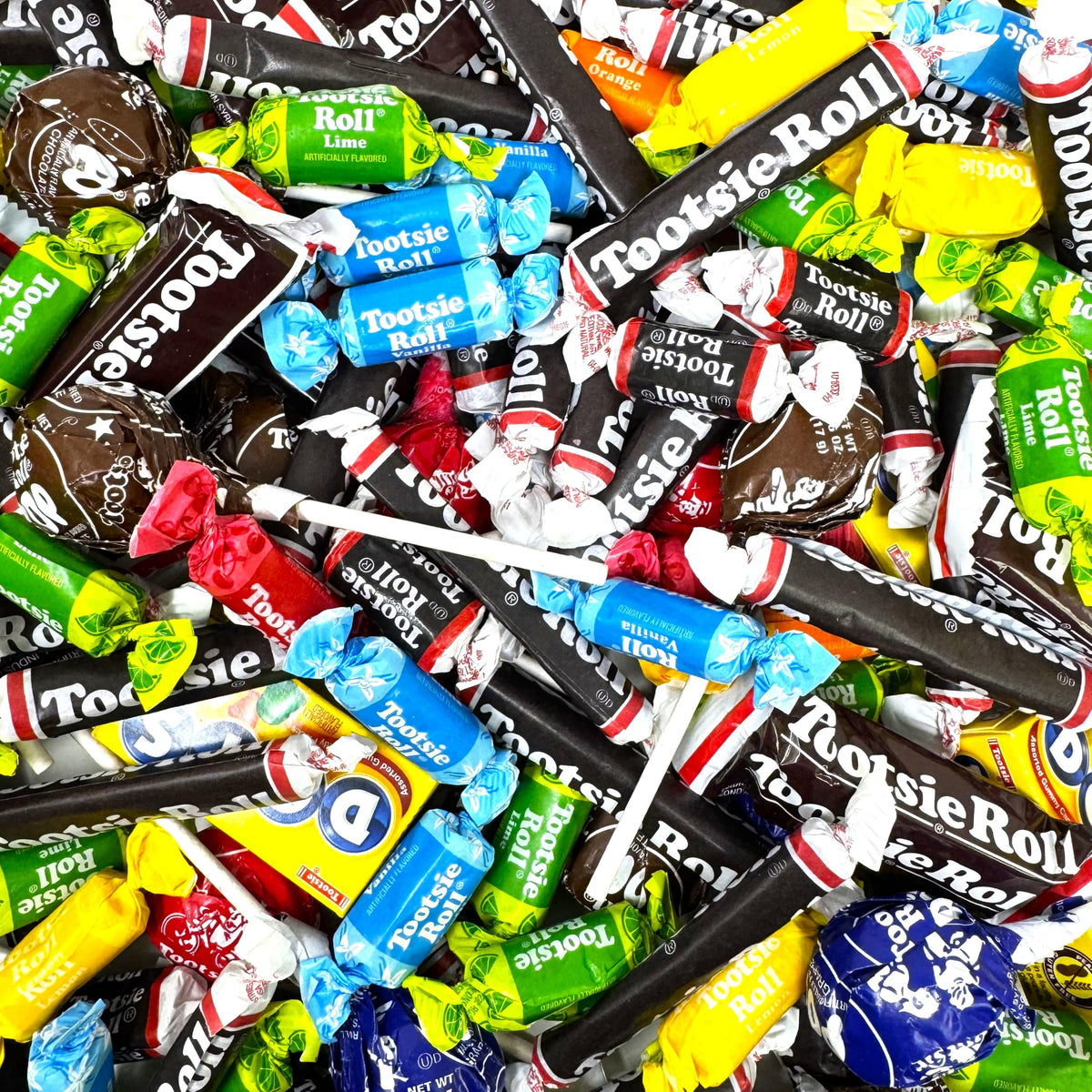 Assorted Chocolate Flavor & Chewy Candy Variety Pack | 1 Pound Bag | Individually Wrapped Bite Size Treats | Gluten Free & Peanut Free Mix | Party