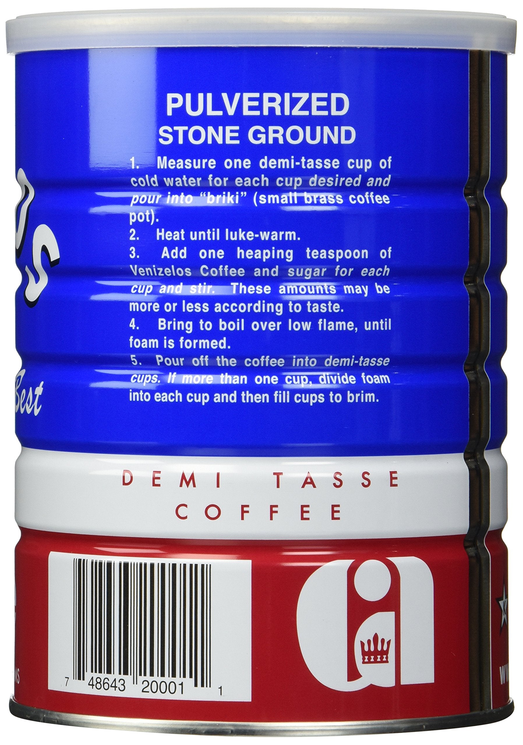 Venizelos Greek Style Ground Coffee, 454g