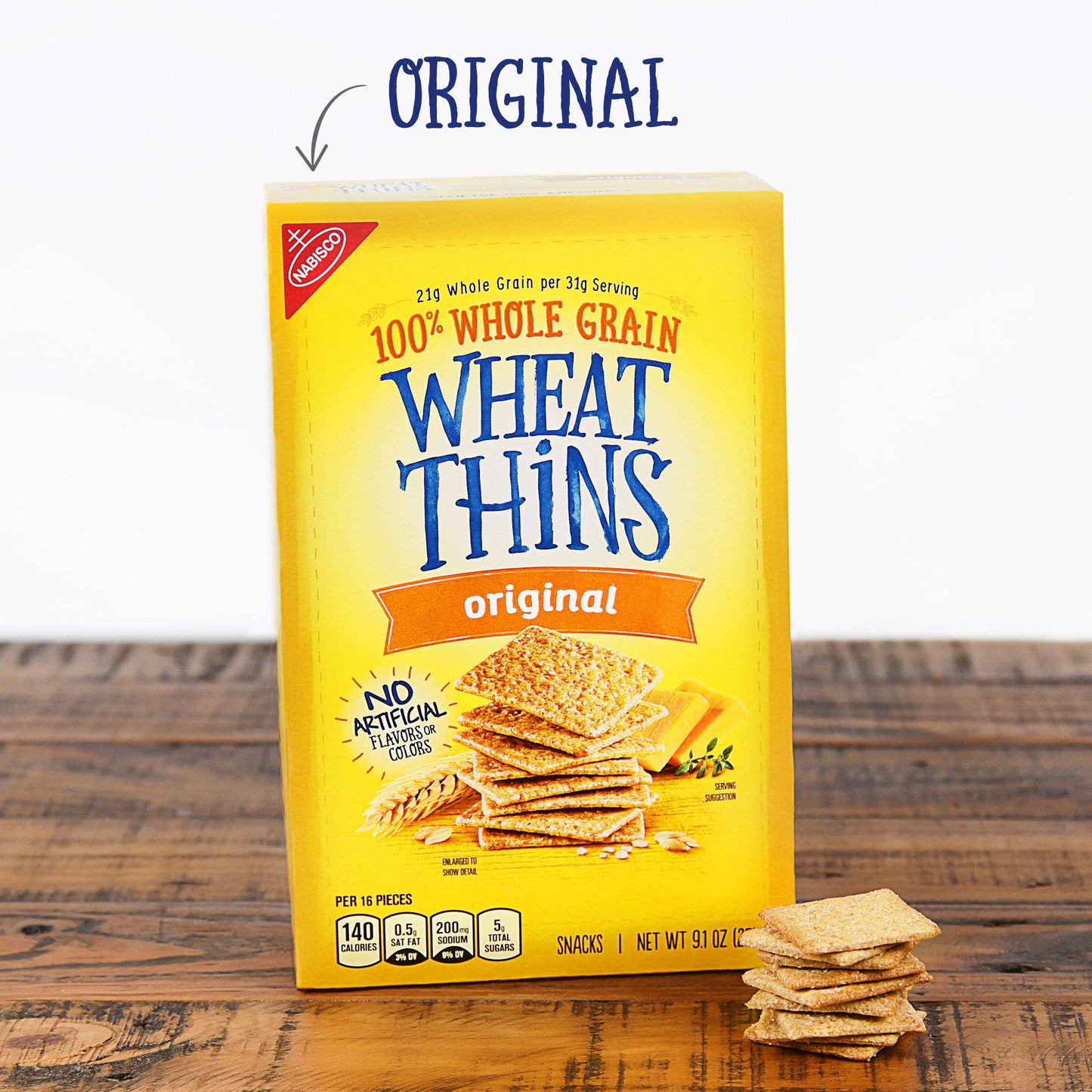 Wheat Thins Crackers, 100% Whole Grain,10oz, (pack of 2)