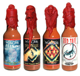 Ghost Pepper Hot Sauce Wicked Tickle XXX Chipotle Extra Hot World's Hottest Hot Sauce Gift Wax Sealed Wings